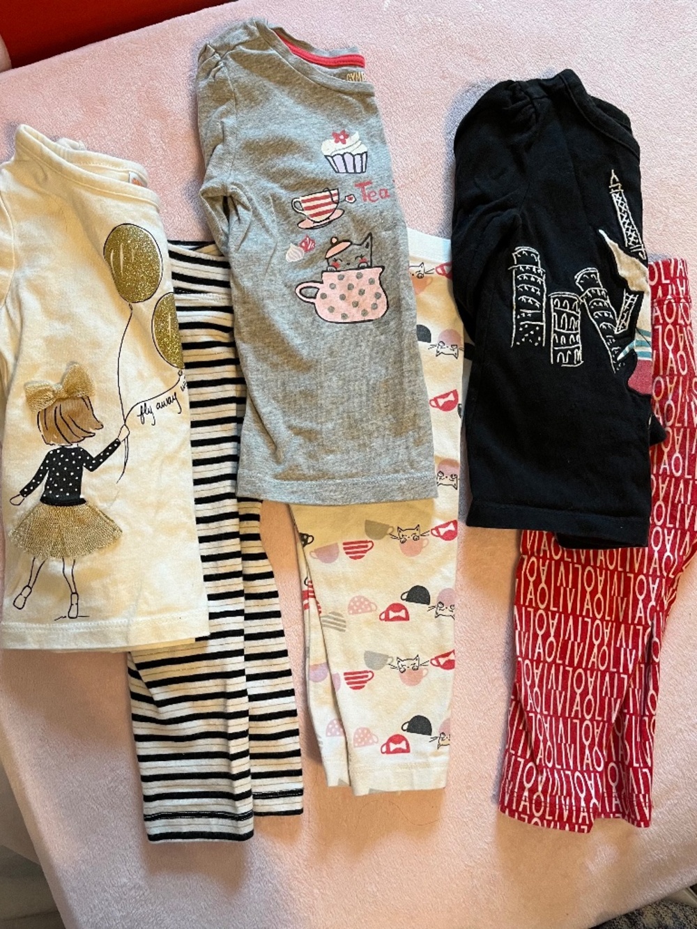 Gymboree Outfit Bundle Olivia Pig Girls 12-18 Months